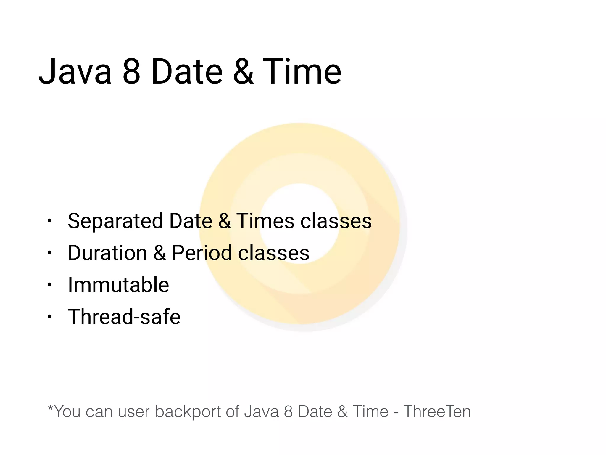 Some of exempted implicit
broadcasts
• ACTION_LOCALE_CHANGED
• ACTION_HEADSET_PLUG
• ACTION_CONNECTION_STATE_CHANGED 
For BluetoothHeadset
• ACTION_NEW_OUTGOING_CALL
• ACTION_PACKAGE_FULLY_REMOVED
• ACTION_DEVICE_STORAGE_LOW
List of exempted actions can be changed before ﬁnal release
 