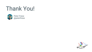 Peter Friese
@peterfriese
Thank You!
 