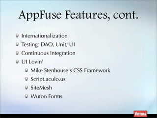What's New in AppFuse 2.0