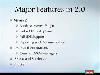 What's New in AppFuse 2.0