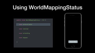 Using WorldMappingStatus
 