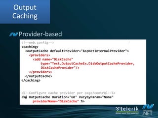 New APIsPage Meta InfoPage.MetaDescription = "this is meta description";Page.MetaKeywords = "this is a meta keyword";Permanent RedirectResponse.RedirectPermanent(url); //issues HTTP 301Browser Capabilities (updated for new browsers + mobile)HttpRequest.Browser.HttpBrowserCapabilities