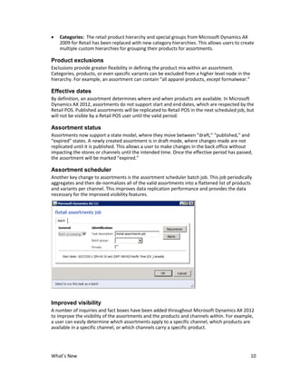 What's new in ax 2012 for retail | PDF