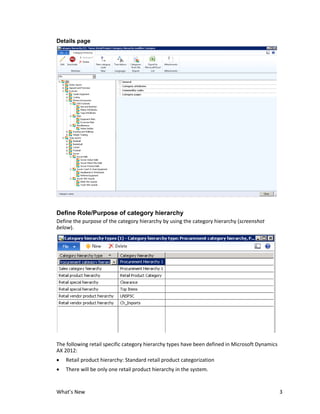 What's new in ax 2012 for retail | PDF