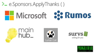e.Sponsors.ApplyThanks ( )
 