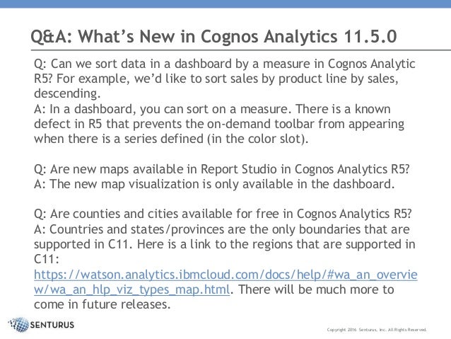 what 39 s new in cognos analytics 11 0 5 cognos chart types