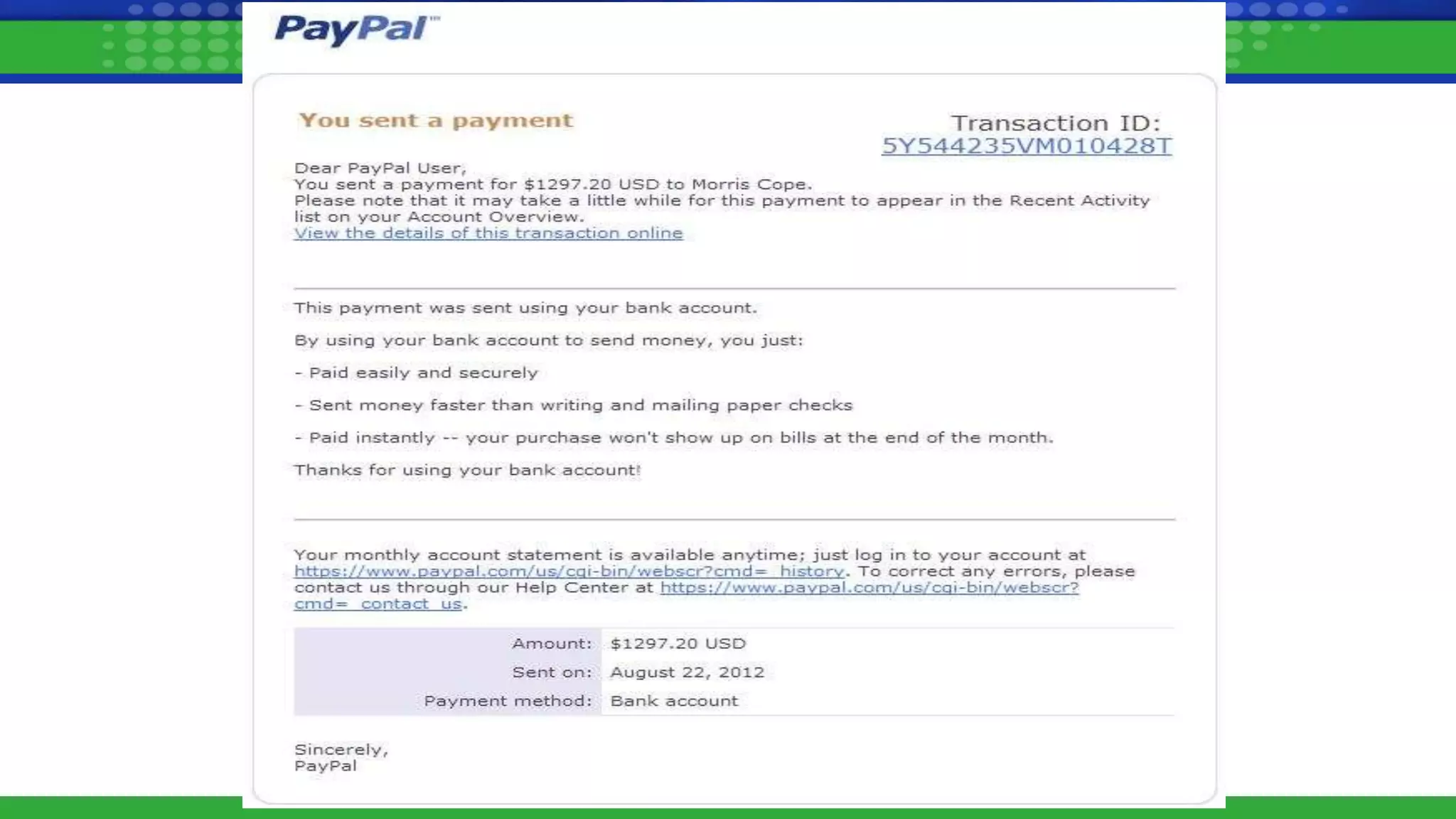 Phishing Email
22
 
