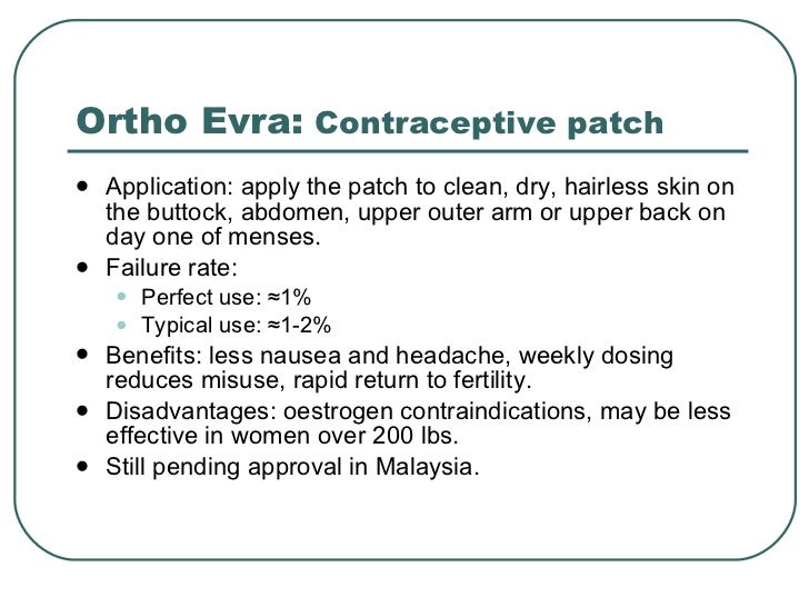 whats new in contraception how birth control patch works