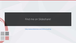Find me on Slideshare!
http://www.slideshare.net/EricPhan6
 