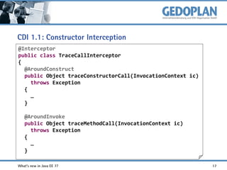 What's new in Java EE 7 | PPT