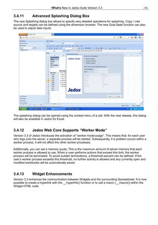Whats new in Jedox Palo | PDF