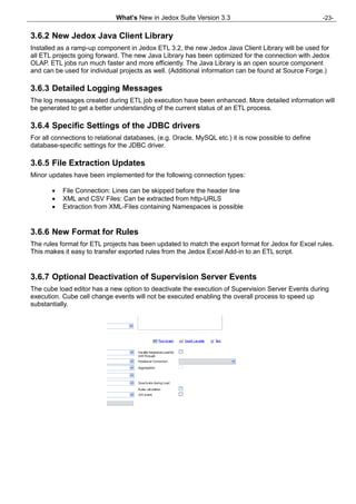 Whats new in Jedox Palo | PDF