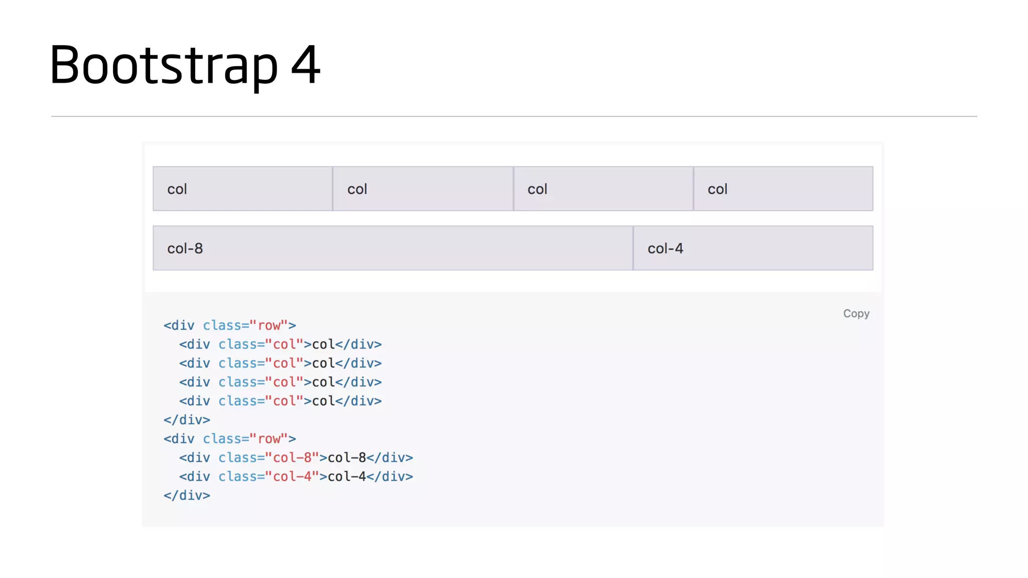 Bootstrap 4
 