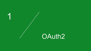 1
OAuth2
 