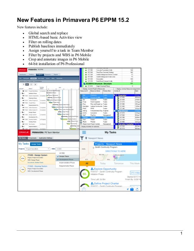Primavera P6 Software  64 Bit