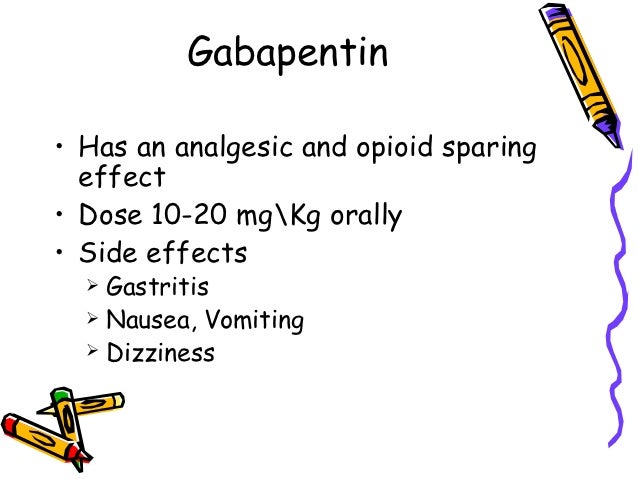 Side Effects Of Neurontin In Elderly