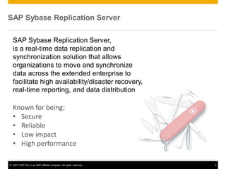 What's New in SAP Replication Server 15.7.1 SP100 | PDF