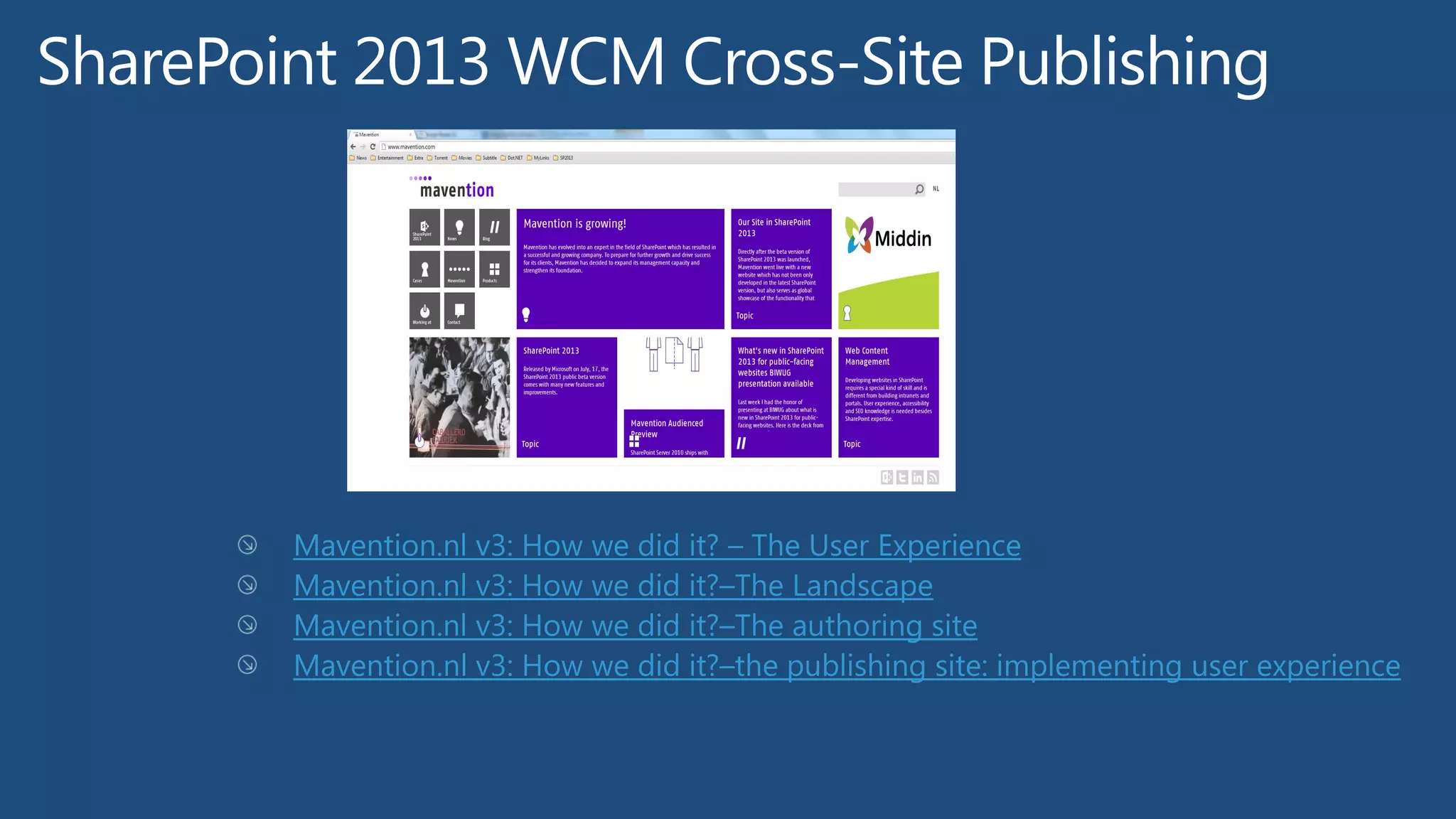 Shape Description Example
Immersive Full Page
App
App that implements a new
scenario for customers
Resource Tracking,
Budgeting
App Part Provides new parts you can
add to your sites
Weather,
Team Mascot, News
Extension App Add new actions for
documents and items
Display Document
Visualization, Print to
Print Service Vendor
User Experience: App Shapes
 