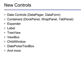 Whats New In Silverlight 3