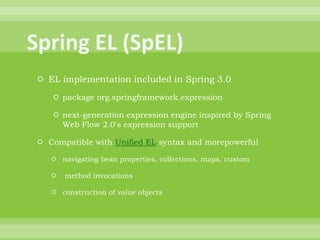 Whats New In Spring 3.0 ?
