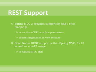 Whats New In Spring 3.0 ?