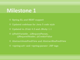 Whats New In Spring 3.0 ?