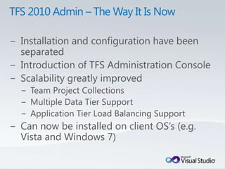 Tulsa TechFest 2010 - What's New in TFS 2010
