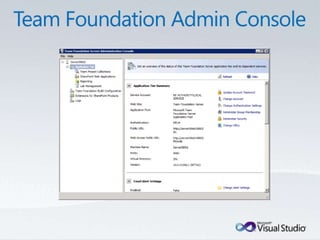 Tulsa TechFest 2010 - What's New in TFS 2010
