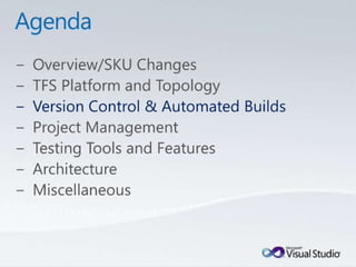 Tulsa TechFest 2010 - What's New in TFS 2010