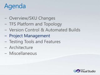Tulsa TechFest 2010 - What's New in TFS 2010