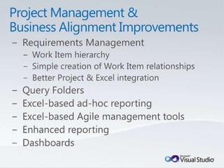 Tulsa TechFest 2010 - What's New in TFS 2010