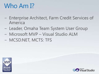 Tulsa TechFest 2010 - What's New in TFS 2010