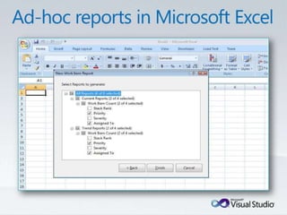 Tulsa TechFest 2010 - What's New in TFS 2010