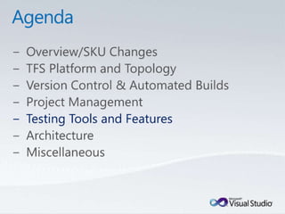 Tulsa TechFest 2010 - What's New in TFS 2010