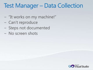 Tulsa TechFest 2010 - What's New in TFS 2010