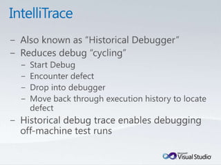 Tulsa TechFest 2010 - What's New in TFS 2010