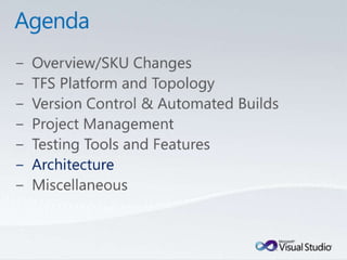 Tulsa TechFest 2010 - What's New in TFS 2010