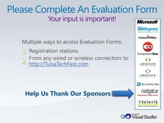 Tulsa TechFest 2010 - What's New in TFS 2010