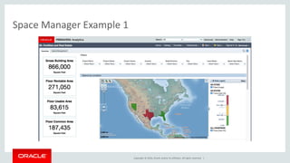 Copyright © 2016, Oracle and/or its affiliates. All rights reserved. |
Space Manager Example 1
 