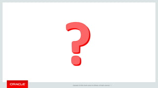 Copyright © 2016, Oracle and/or its affiliates. All rights reserved. |
 