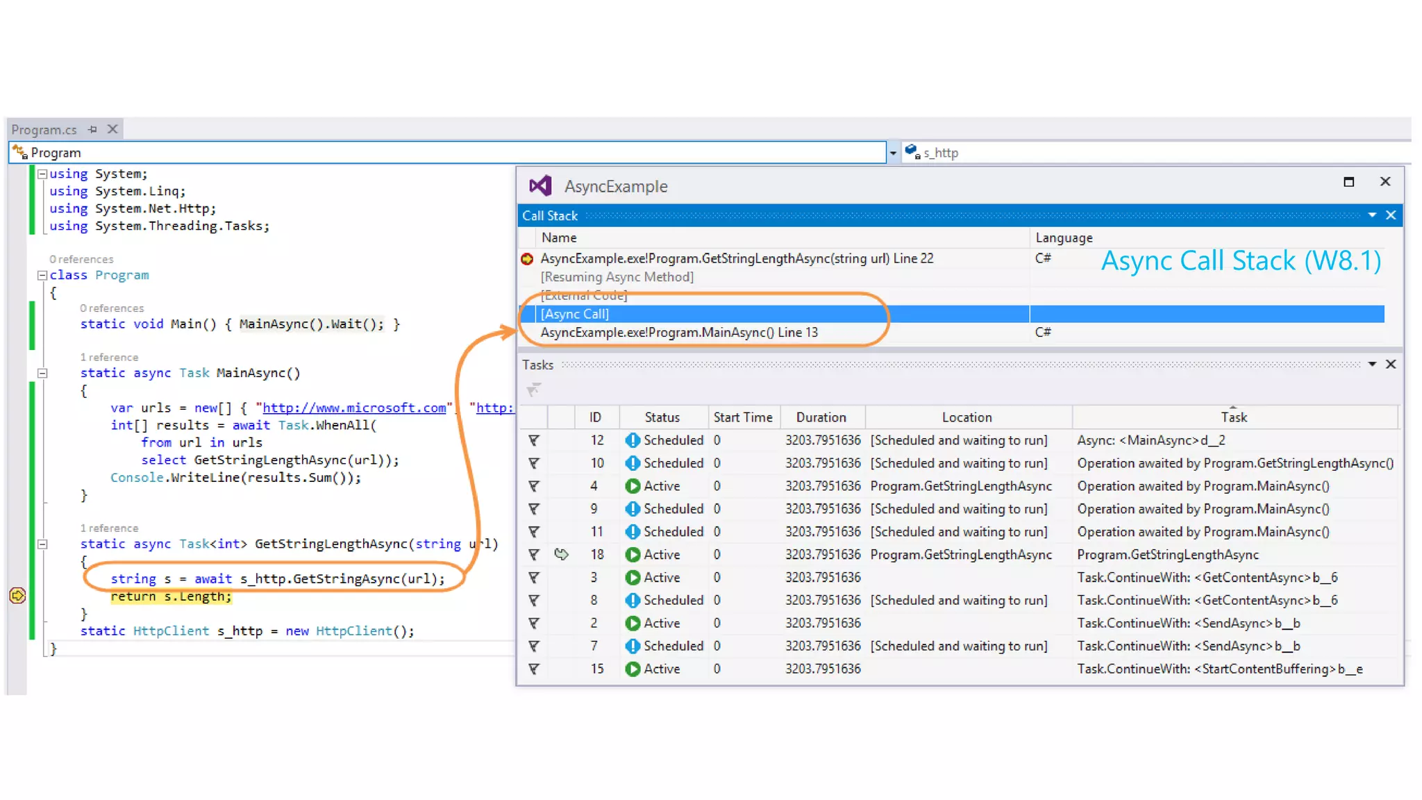 Async Call Stack (W8.1)
 