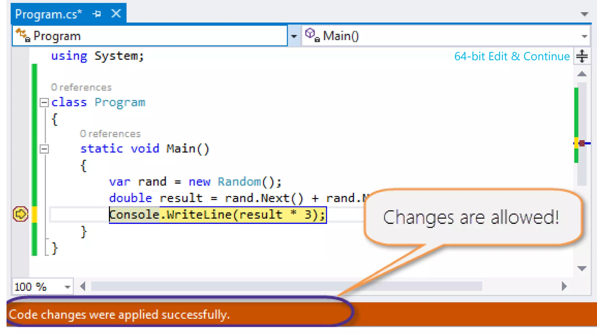 64-bit Edit & Continue
 