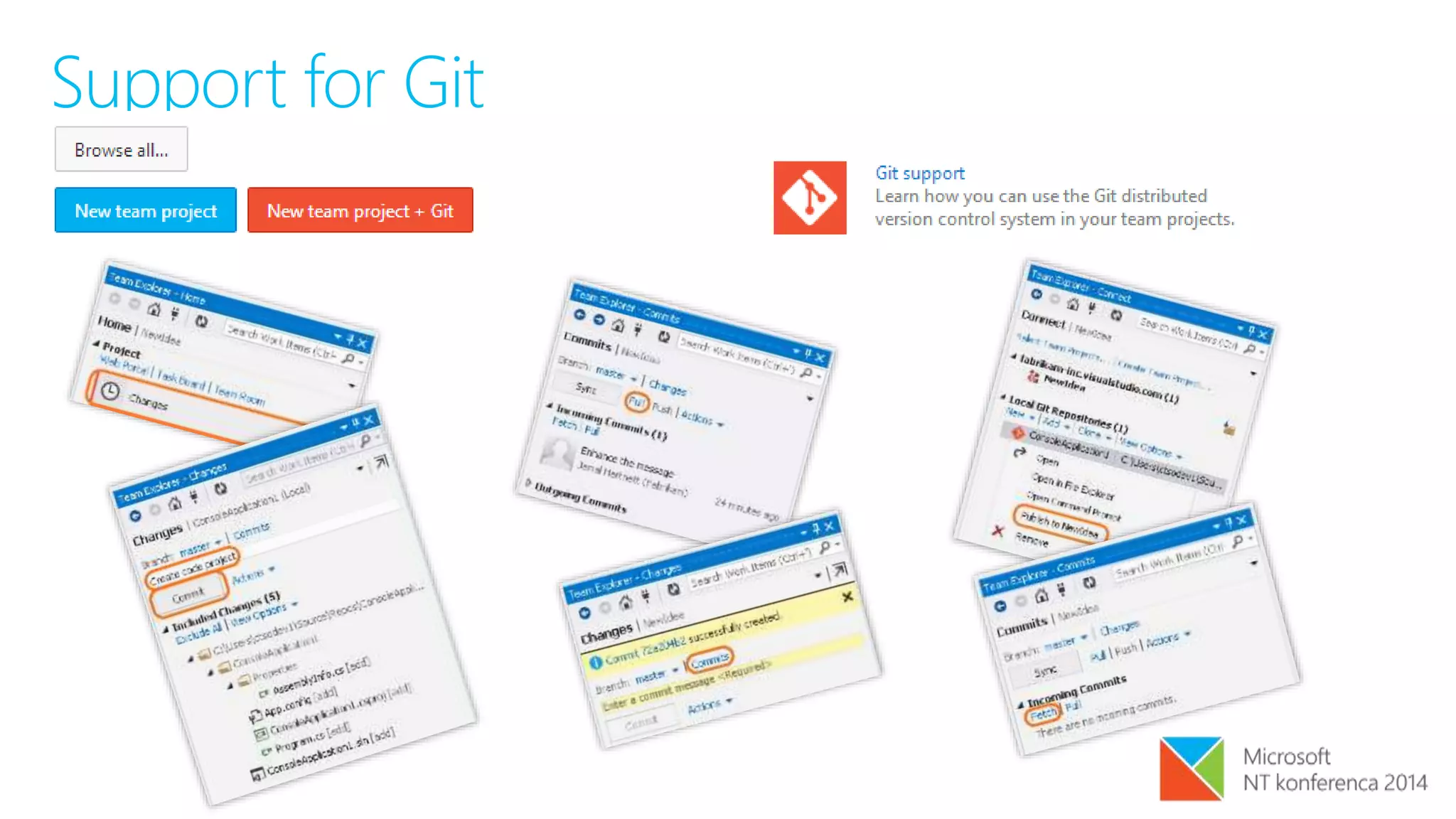Support for Git
 