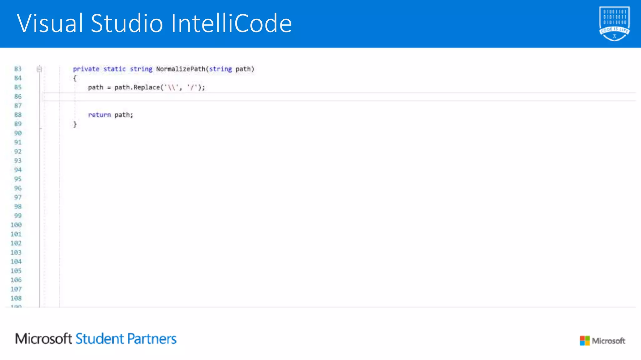 Visual Studio IntelliCode
 