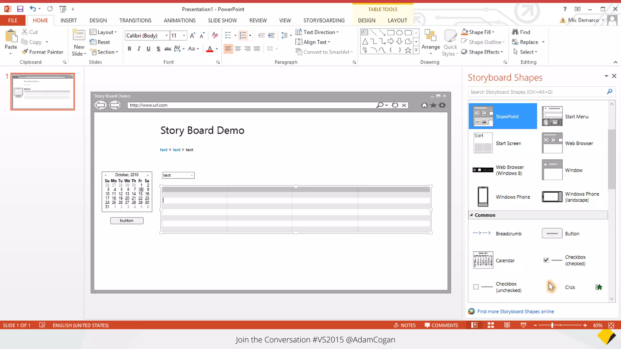 Join the Conversation #VS2015 @AdamCogan
 