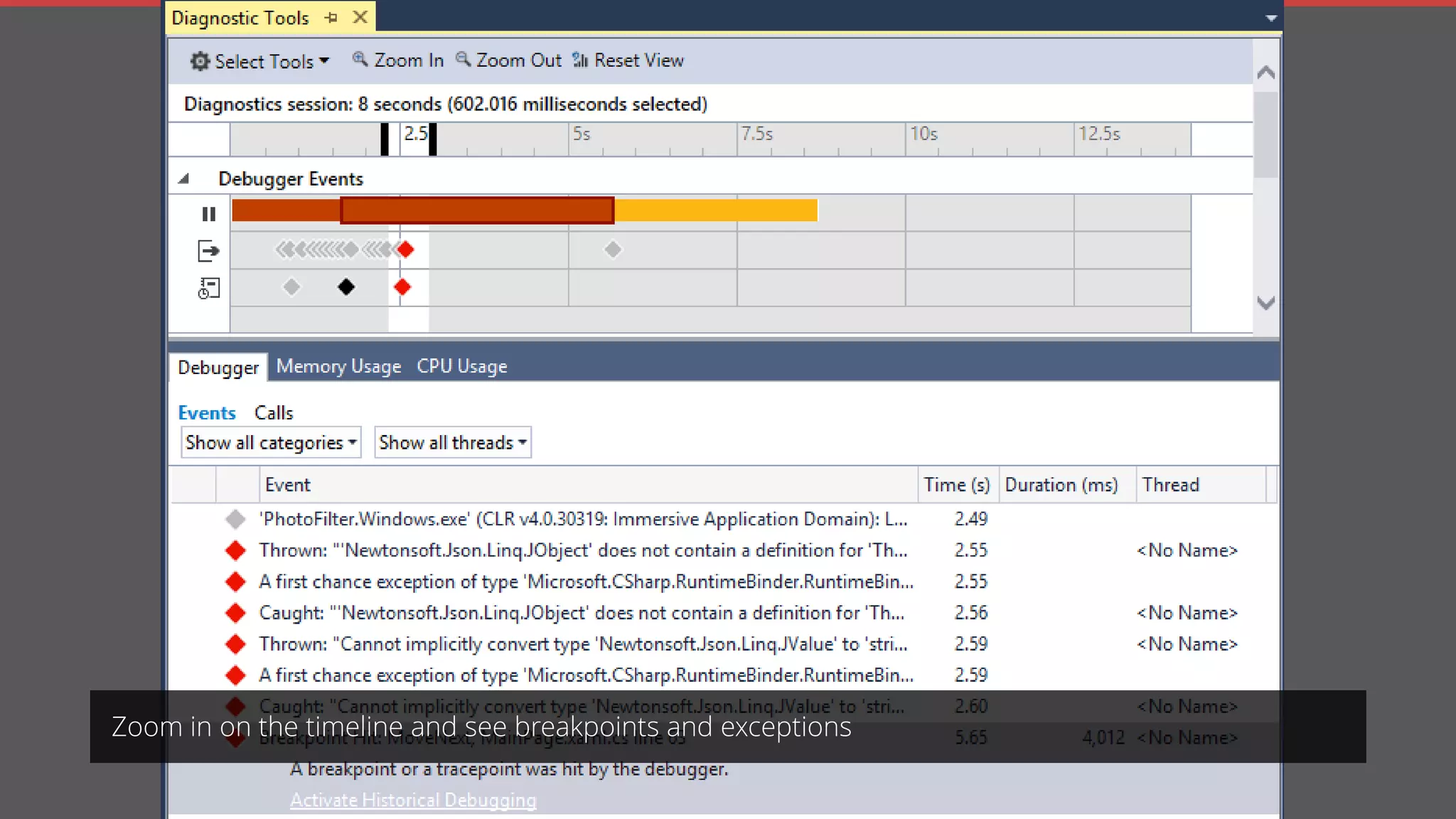 See Debug/Output statements in the timeline and debugger tab
 
