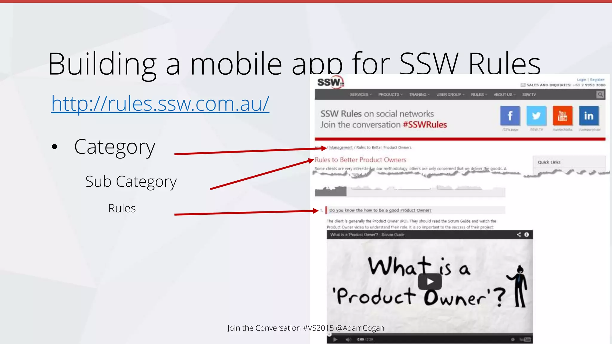 #exploring demo
1. File | New Project
2. F5
3. Add 2 content page (stack layout + grid layout)
4. Add a menu - Group the pages into a tabbed page
Join the Conversation #VS2015 @AdamCogan
 