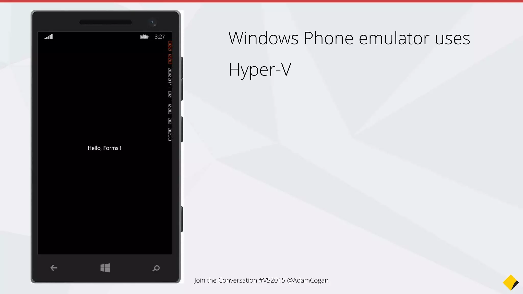 Demo #2
Showing off the
controls – Stack
Layout
 