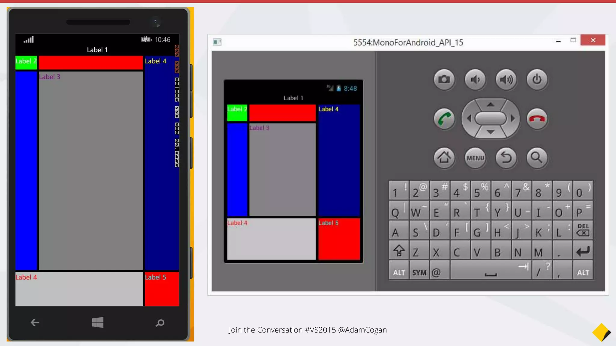 Demo #4
Showing off the
controls – Add a
Tabbed Page
 