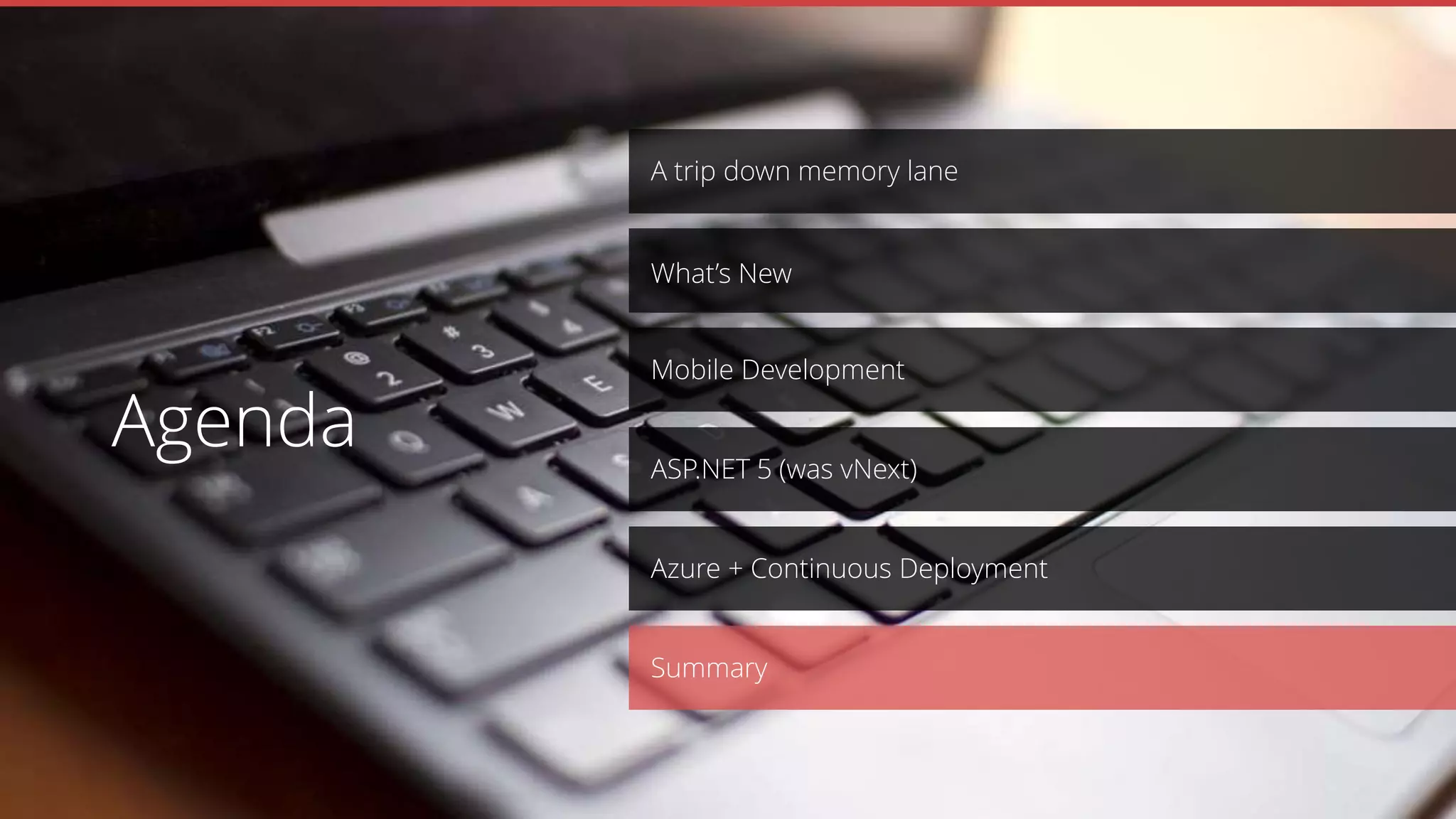 @AdamCogan #NetUG
Tweet your favourite feature
Join the Conversation #VS2015 @AdamCogan
 